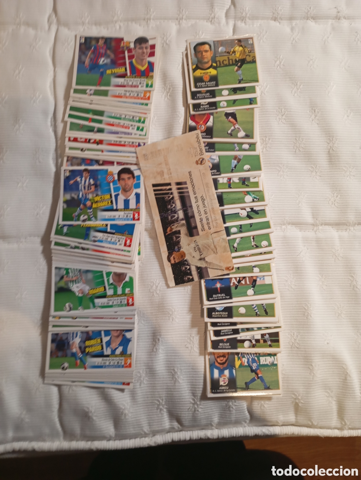 Cartes &agrave; collectionner de Football: Cromos dobles liga 98 99 y 13/14