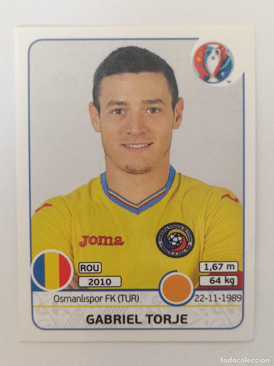 Cromos de F&uacute;tbol: #63 GABRIEL TORJE (RUMANIA) EURO FRANCIA 2016 PANINI