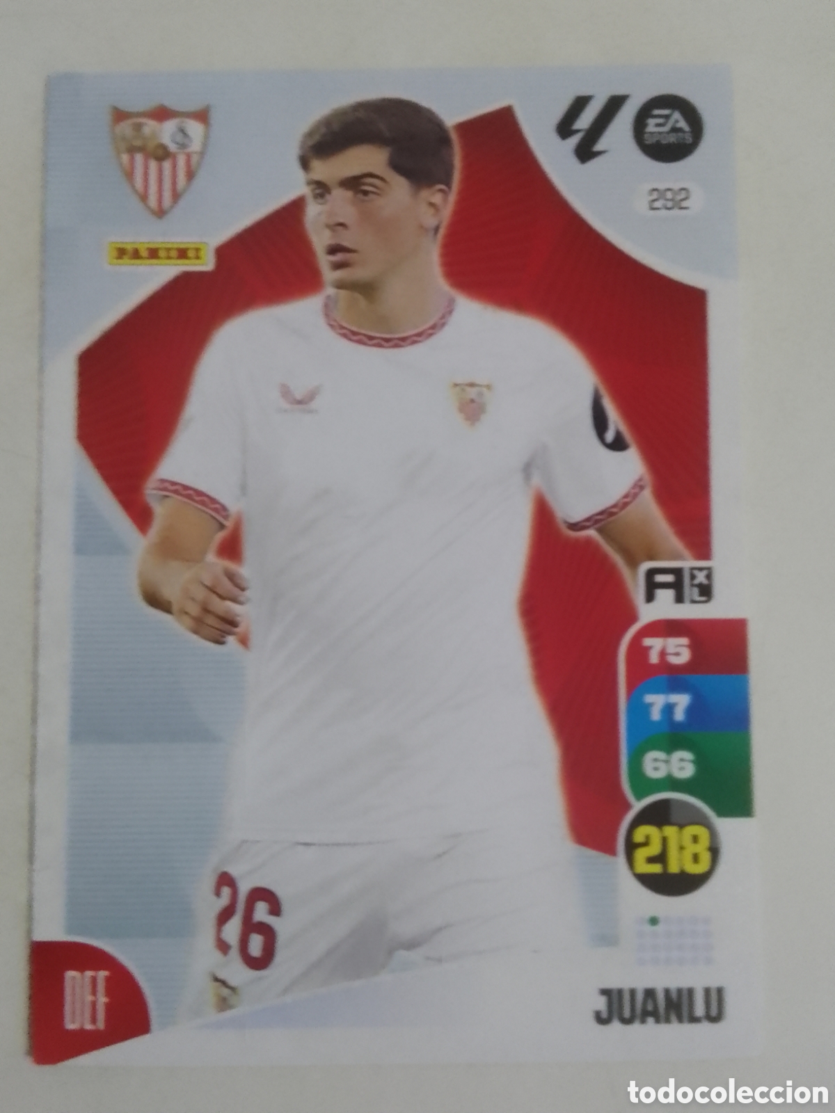 Cromos de F&uacute;tbol: Adrenalyn XL 2024-25 n&deg; 292 Juanlu &bull; Sevilla.