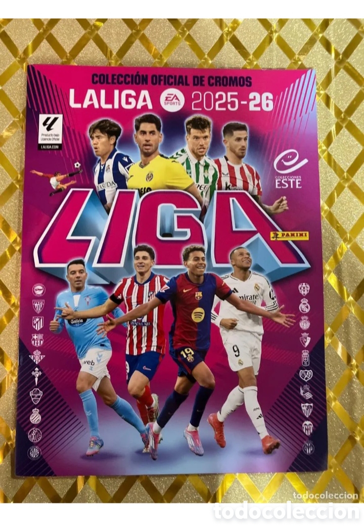 Cromos de F&uacute;tbol: Liga 2025/2026 todo lo editado por panini