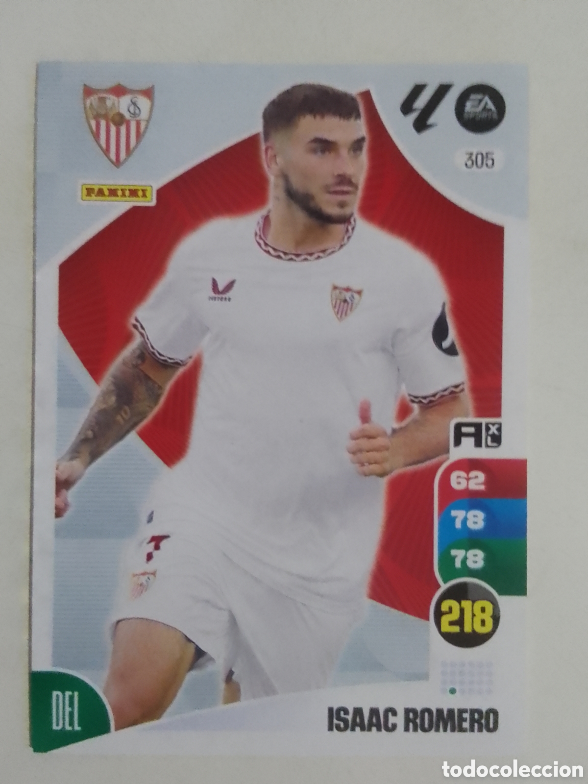 Cromos de F&uacute;tbol: Adrenalyn XL 2024-25 n&deg; 305 Isaac Romero &bull; Sevilla.
