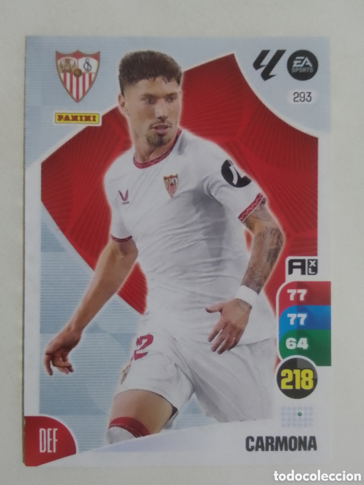 Cromos de F&uacute;tbol: Adrenalyn XL 2024-25 n&deg; 293 Carmona &bull; Sevilla.