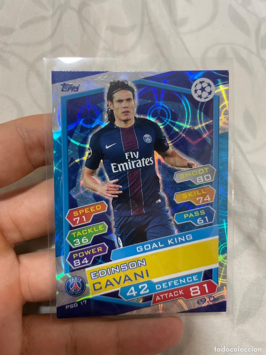Cromos de F&uacute;tbol: Cromo de Edinson Cavani de 2017