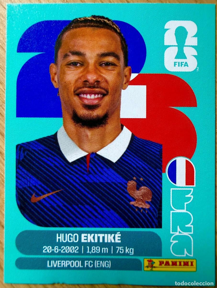 Cromos de F&uacute;tbol: FRA19 FRA 19 HUGO EKITIKE FRANCIA MUNDIAL FIFA WORLD CUP 2026 26 STICKER CROMO PANINI SIN PEGAR