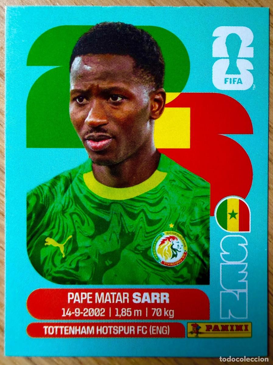 Cromos de F&uacute;tbol: SEN10 SEN 10 PAPE MATAR SARR SENEGAL MUNDIAL FIFA WORLD CUP 2026 26 STICKER CROMO PANINI SIN PEGAR