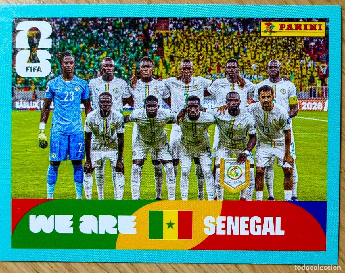Cromos de F&uacute;tbol: SEN13 SEN 13 PLANTILLA SENEGAL MUNDIAL FIFA WORLD CUP 2026 26 STICKER CROMO PANINI SIN PEGAR