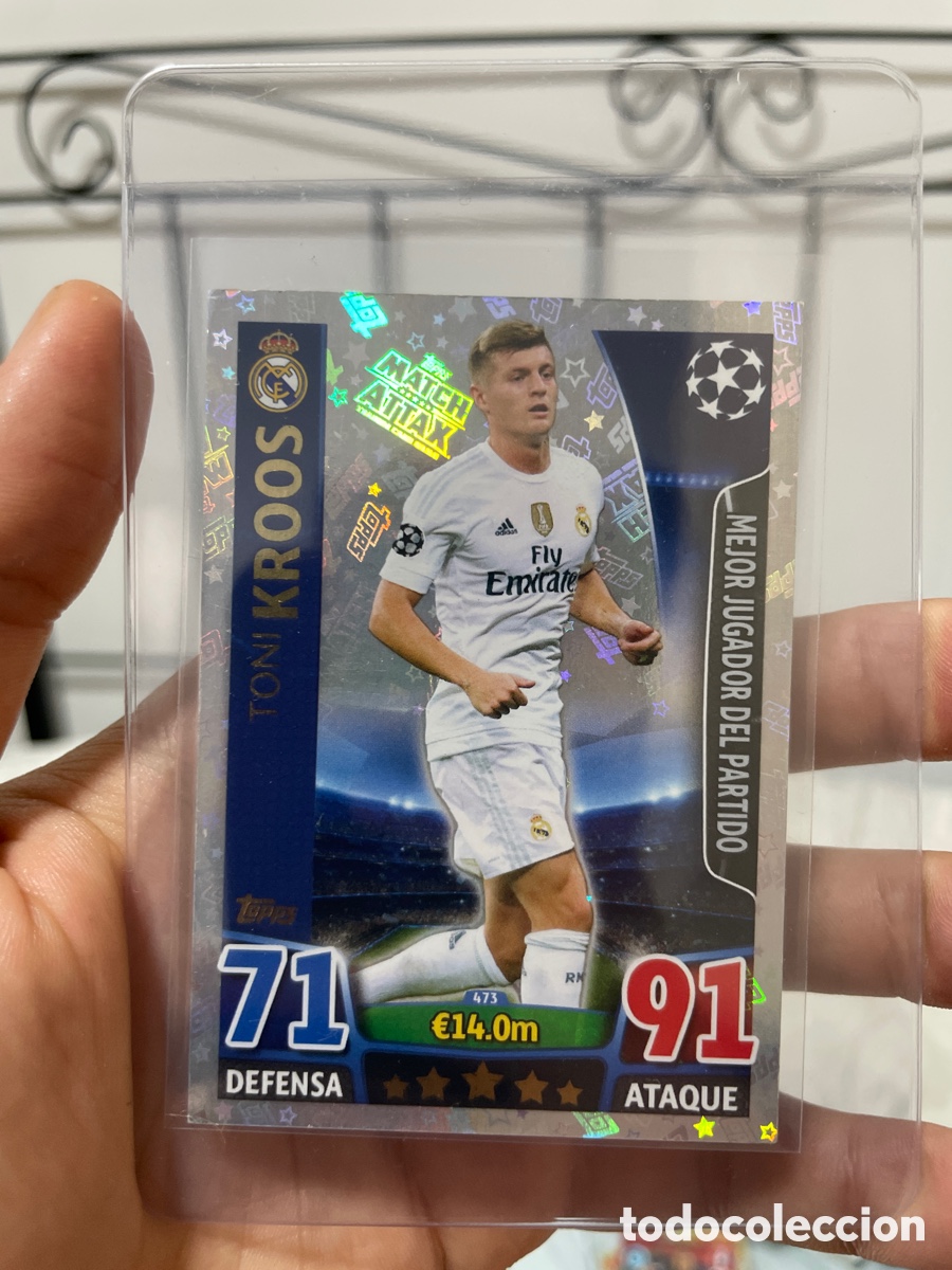 Cromos de F&uacute;tbol: Cromos de Xabi Alonso (2015) Y Toni Kroos de la Champions (2016)