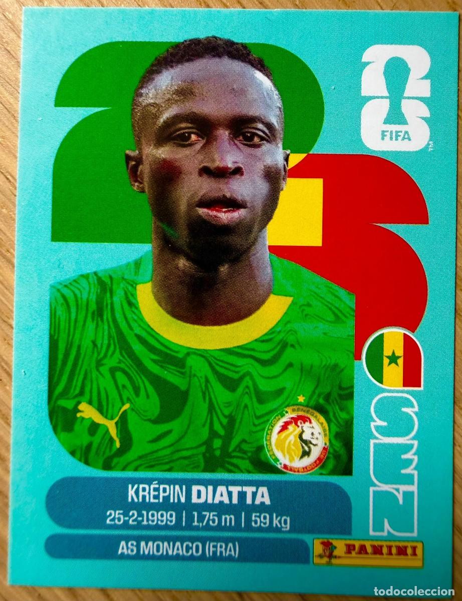 Cromos de F&uacute;tbol: SEN20 SEN 20 KREPIN DIATTA SENEGAL MUNDIAL FIFA WORLD CUP 2026 26 STICKER CROMO PANINI SIN PEGAR