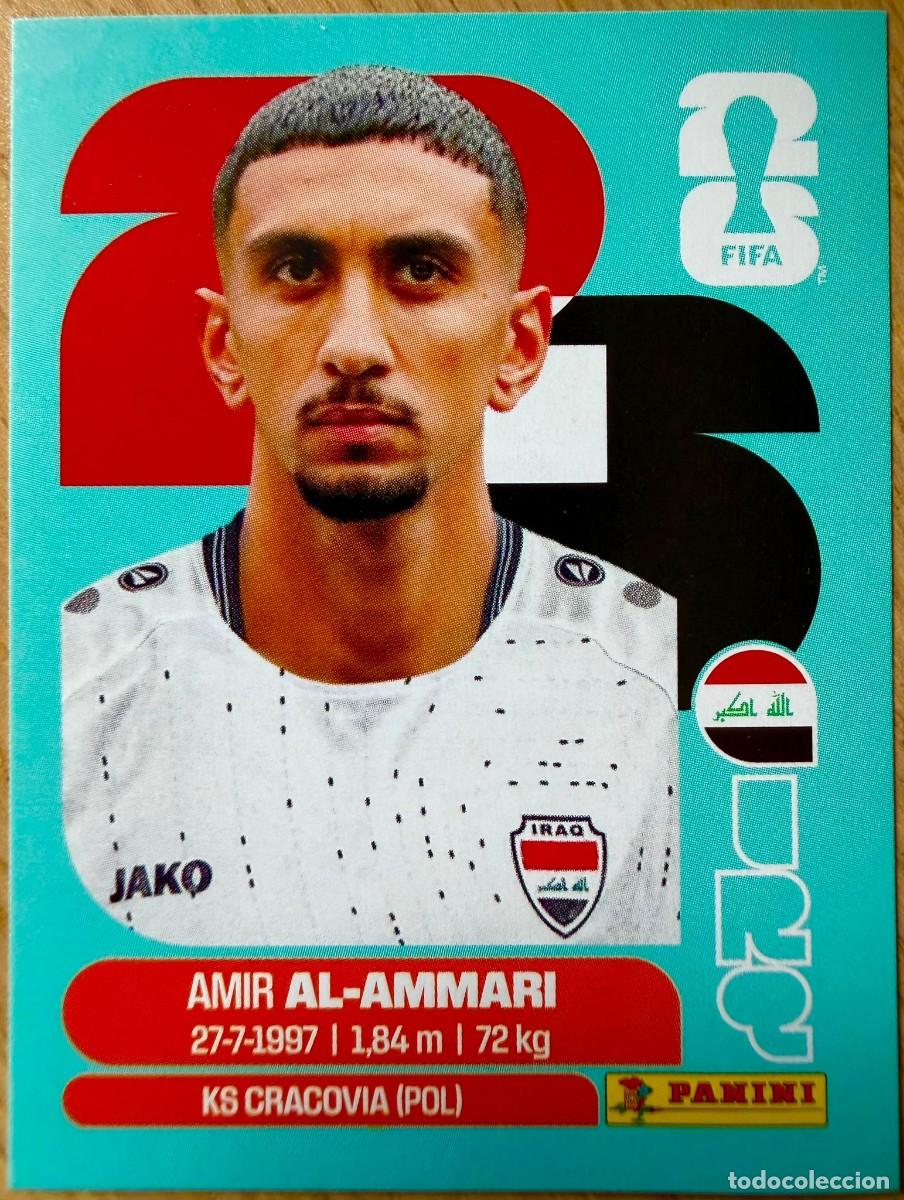 Cromos de F&uacute;tbol: IRQ10 IRQ 10 AL AMMARI IRAQ MUNDIAL FIFA WORLD CUP 2026 26 STICKER CROMO PANINI SIN PEGAR
