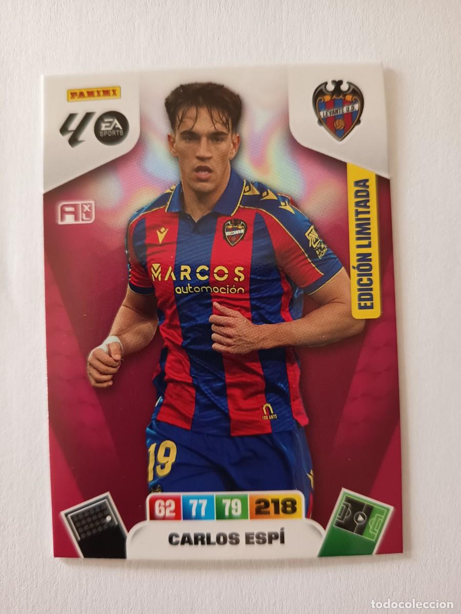 Cromos de F&uacute;tbol: ROOKIE CARD CARLOS ESP&Iacute; LEVANTE EDICI&Oacute;N LIMITADA LIMITED - ADRENALYN XL LIGA 2025 2026 25 26 PANINI