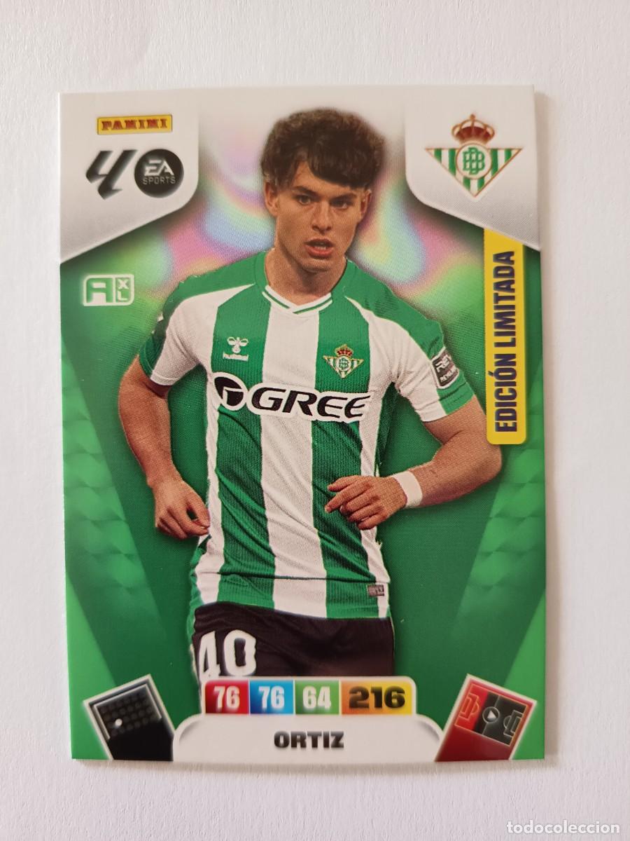 Cromos de F&uacute;tbol: ROOKIE CARD &Aacute;NGEL ORTIZ REAL BETIS EDICI&Oacute;N LIMITADA LIMITED - ADRENALYN LIGA 2025 2026 25 26 PANINI