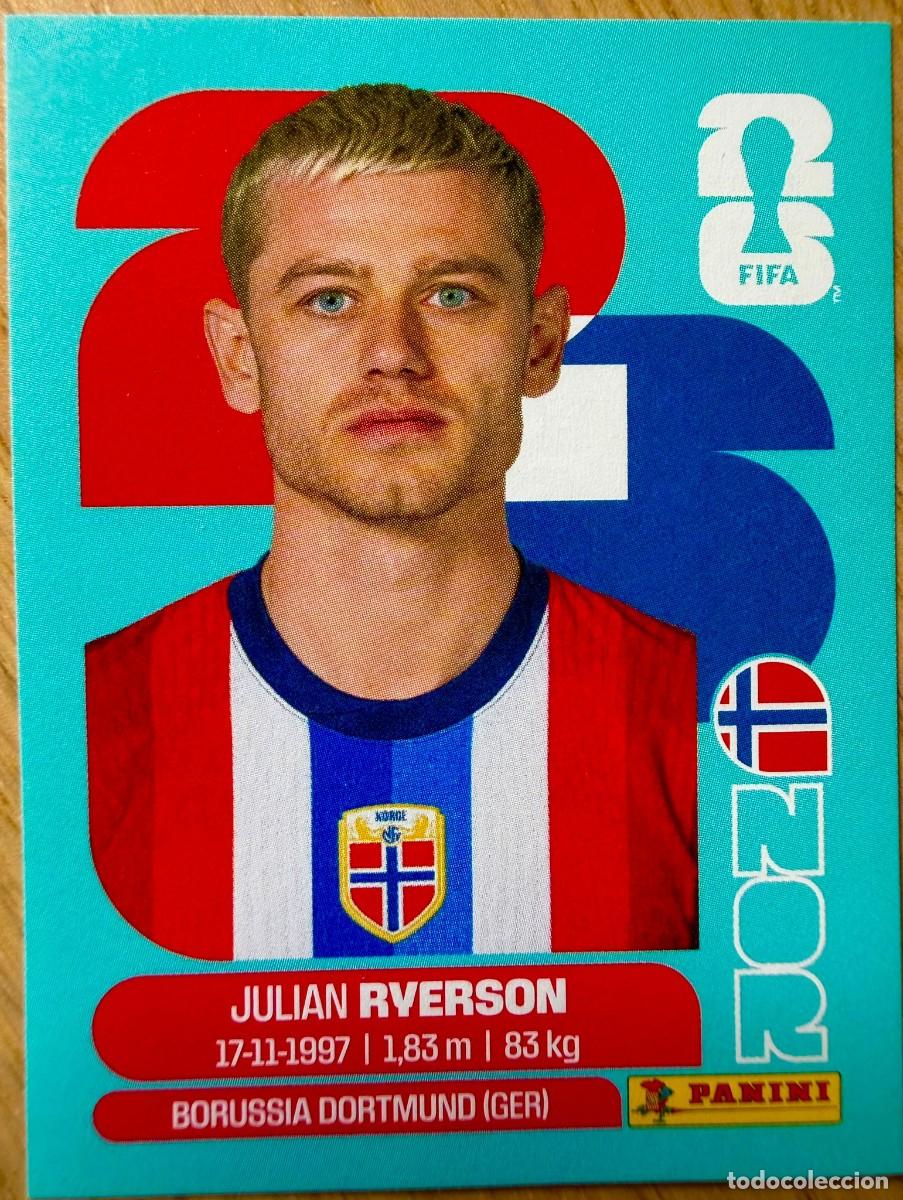 Cromos de F&uacute;tbol: NOR3 NOR 3 JULIAN RYERSON NORUEGA MUNDIAL FIFA WORLD CUP 2026 26 STICKER CROMO PANINI SIN PEGAR