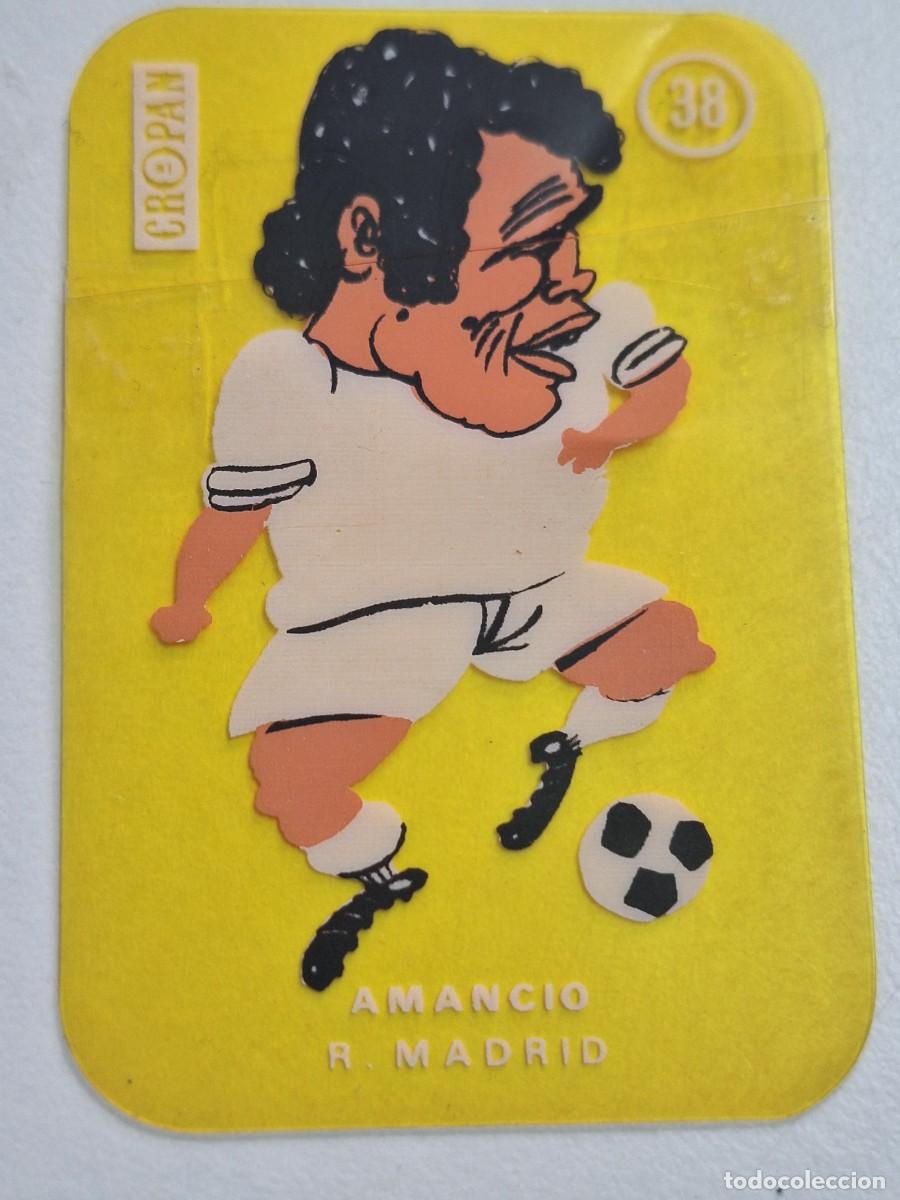 Cartes &agrave; collectionner de Football: CROMO N. 38 de CROPAN. AMANCIO R. MADRID