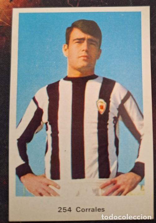 Cromos de F&uacute;tbol: CROMO DE FUTBOL CORRALES 254 CASTELLON RUIZ ROMERO 72 73 NUNCA PEGADO SIN PEGAR 1972 1973