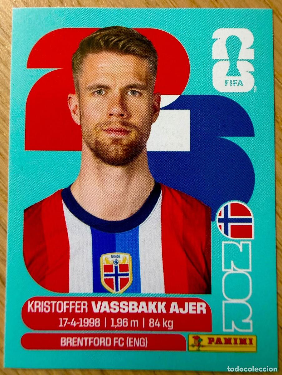 Cromos de F&uacute;tbol: NOR5 NOR 5 VASSBAKKAJER NORUEGA MUNDIAL FIFA WORLD CUP 2026 26 STICKER CROMO PANINI SIN PEGAR