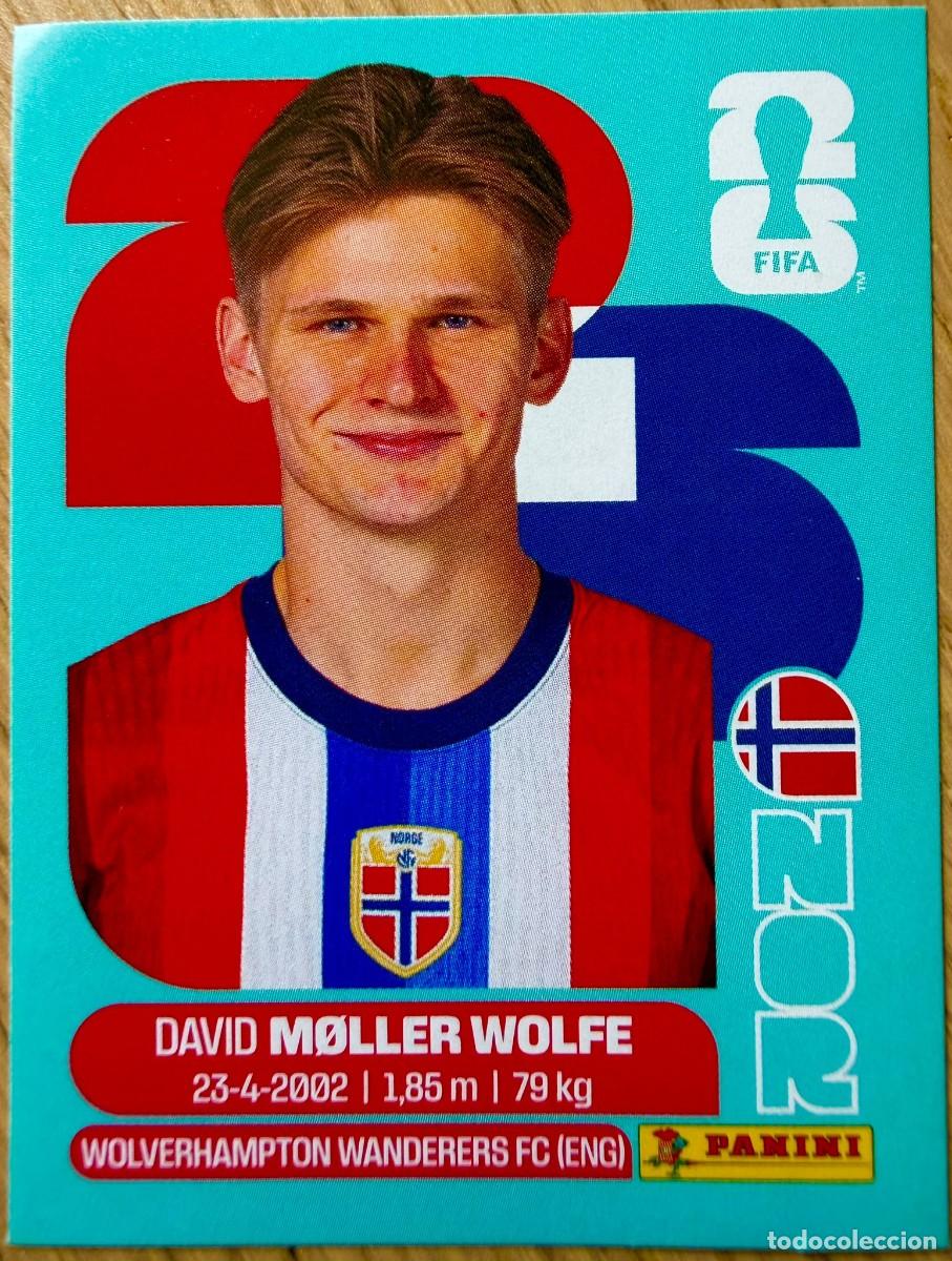 Cromos de F&uacute;tbol: NOR7 NOR 7 MOLLER WOLFE NORUEGA MUNDIAL FIFA WORLD CUP 2026 26 STICKER CROMO PANINI SIN PEGAR