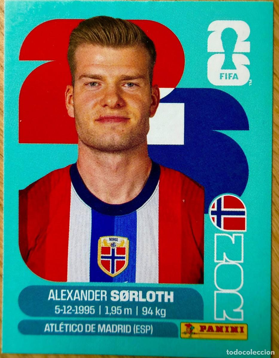 Cromos de F&uacute;tbol: NOR16 NOR 16 SORLOTH NORUEGA MUNDIAL FIFA WORLD CUP 2026 26 STICKER CROMO PANINI SIN PEGAR