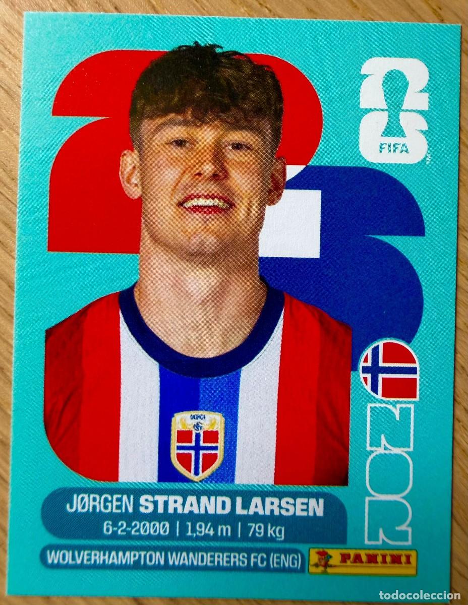 Cromos de F&uacute;tbol: NOR18 NOR 18 STRAND LARSEN NORUEGA MUNDIAL FIFA WORLD CUP 2026 26 STICKER CROMO PANINI SIN PEGAR