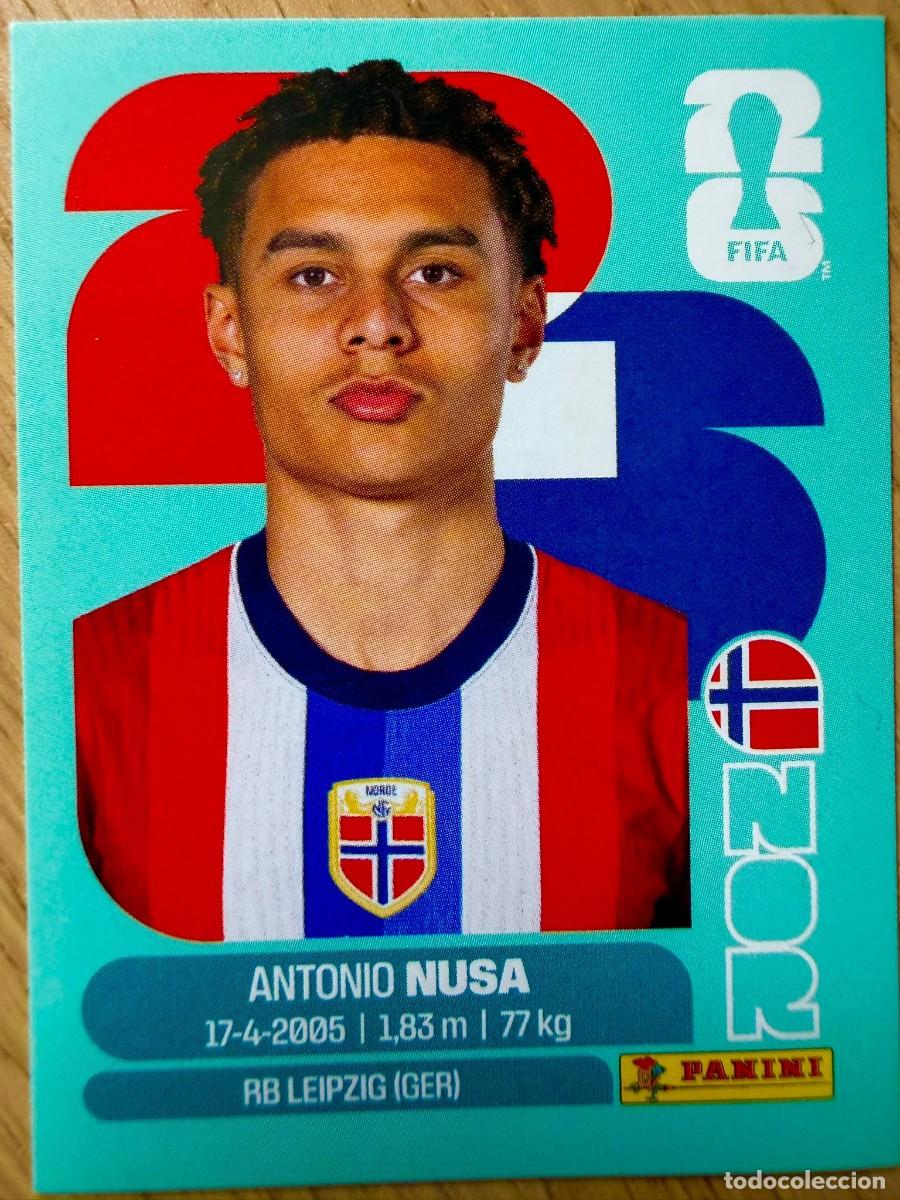 Cromos de F&uacute;tbol: NOR19 NOR 19 ANTONIO NUSA NORUEGA MUNDIAL FIFA WORLD CUP 2026 26 STICKER CROMO PANINI SIN PEGAR