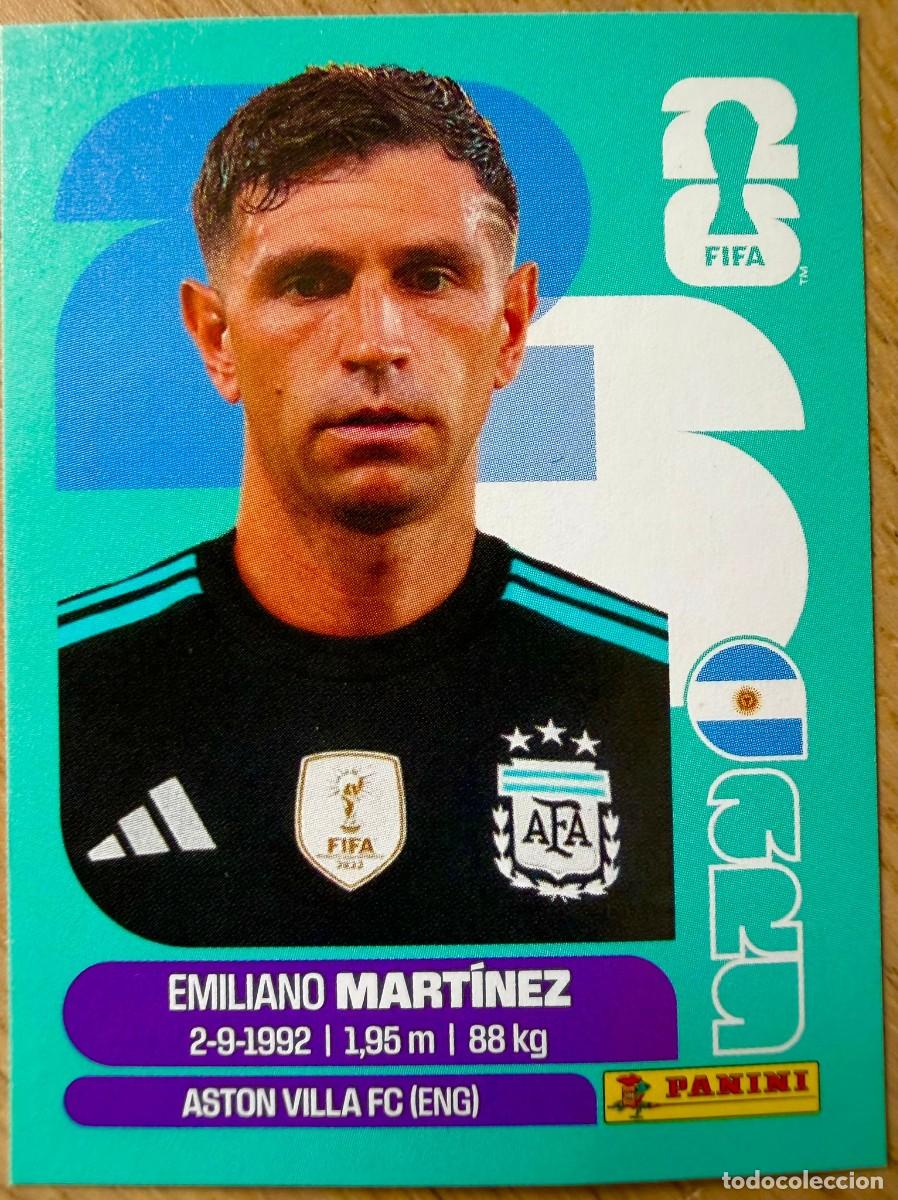 Cromos de F&uacute;tbol: ARG2 ARG 2 EMILIANO MARTINEZ ARGENTINA MUNDIAL FIFA WORLD CUP 2026 26 STICKER CROMO PANINI SIN PEGAR