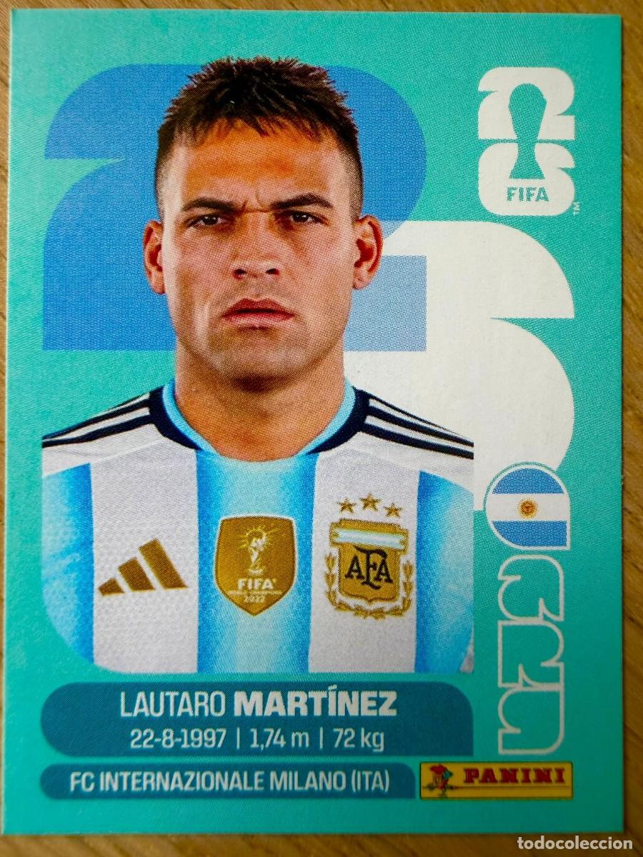 Cromos de F&uacute;tbol: ARG18 ARG 18 LAUTARO MARTINEZ ARGENTINA MUNDIAL FIFA WORLD CUP 2026 26 STICKE CROMO PANINI SIN PEGAR