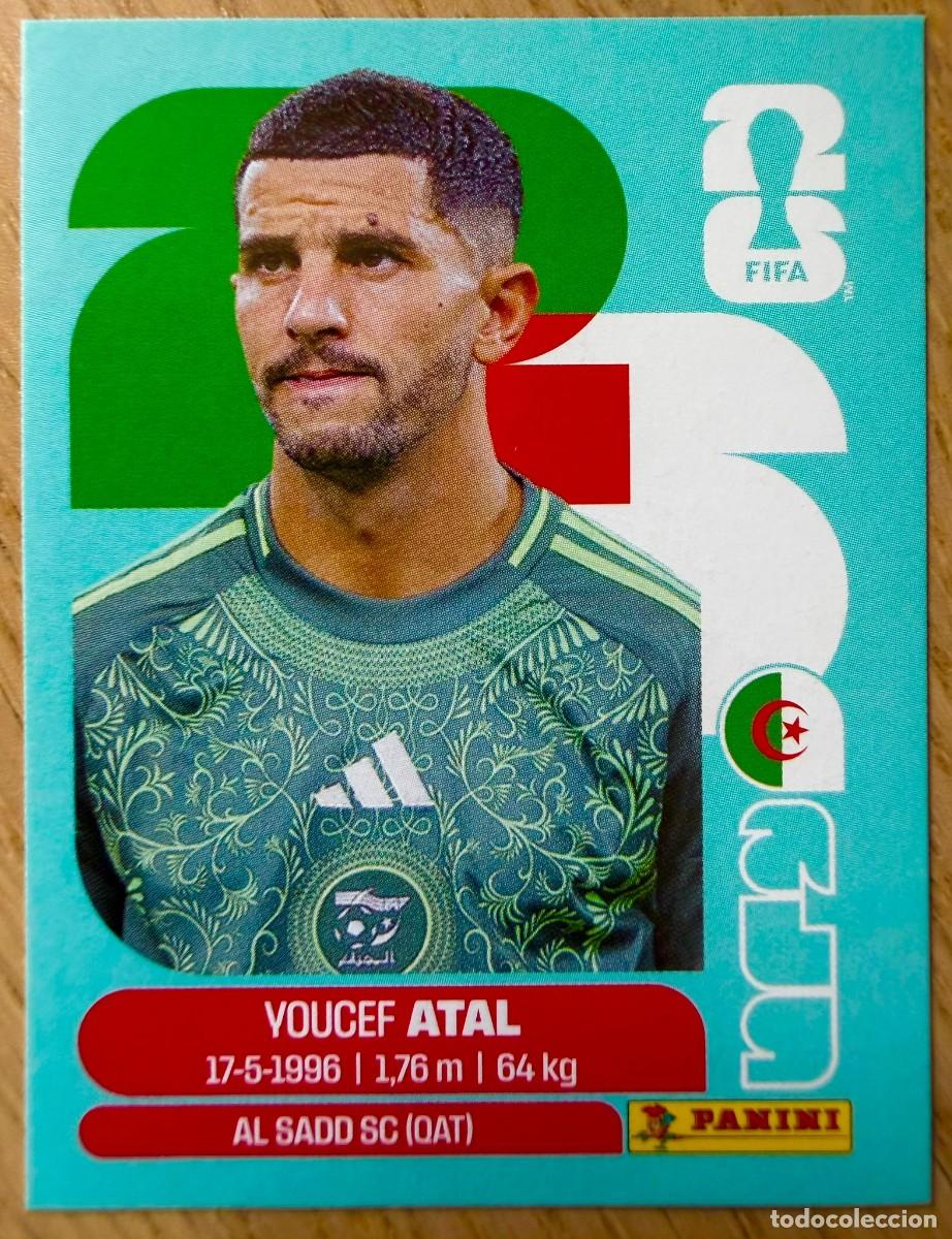 Cromos de F&uacute;tbol: ALG4 ALG 4 YOUCEF ATAL ARGELIA MUNDIAL FIFA WORLD CUP 2026 26 STICKE CROMO PANINI SIN PEGAR