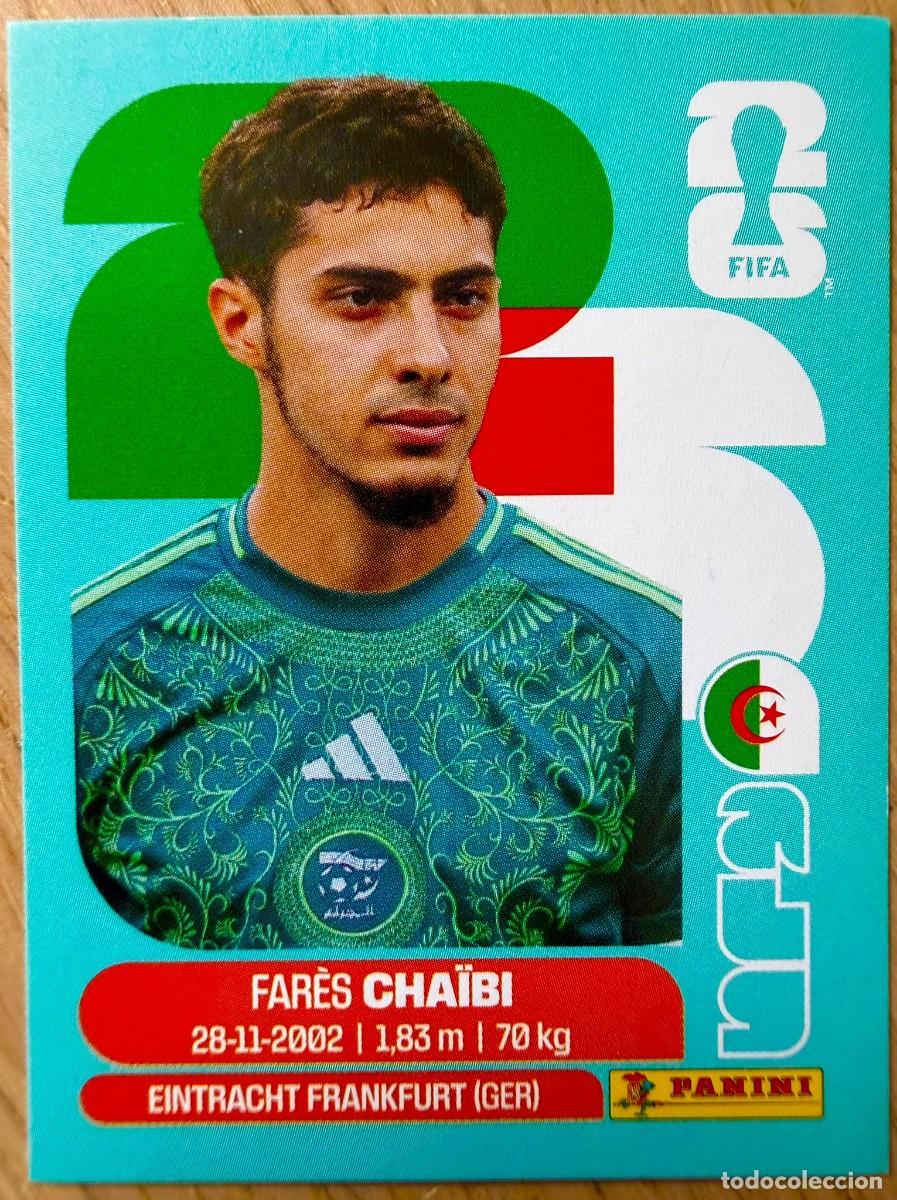 Cromos de F&uacute;tbol: ALG14 ALG 14 FARES CHAIBI ARGELIA MUNDIAL FIFA WORLD CUP 2026 26 STICKE CROMO PANINI SIN PEGAR