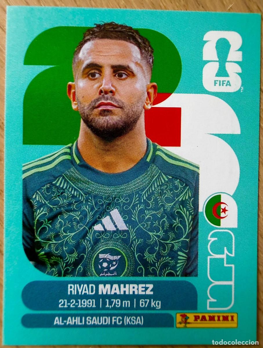 Cromos de F&uacute;tbol: ALG15 ALG 15 RIYAD MAHREZ ARGELIA MUNDIAL FIFA WORLD CUP 2026 26 STICKE CROMO PANINI SIN PEGAR