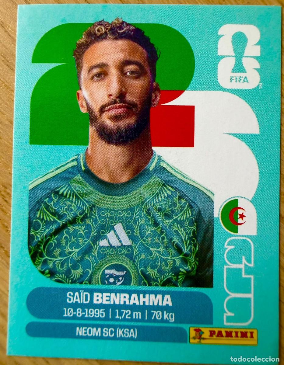 Cromos de F&uacute;tbol: ALG16 ALG 16 BENRAHMA ARGELIA MUNDIAL FIFA WORLD CUP 2026 26 STICKE CROMO PANINI SIN PEGAR