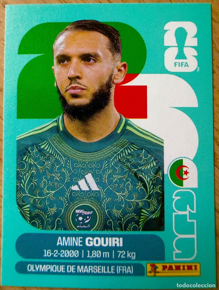 Cartes &agrave; collectionner de Football: ALG18 ALG 18 AMINE GOUIRI ARGELIA MUNDIAL FIFA WORLD CUP 2026 26 STICKER CROMO PANINI SIN PEGAR