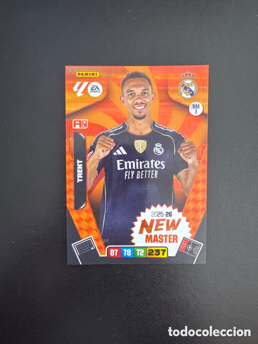 Cartes &agrave; collectionner de Football: TRENT NEW MASTER NUMERO NM3 ADRENALYN 2025 2026