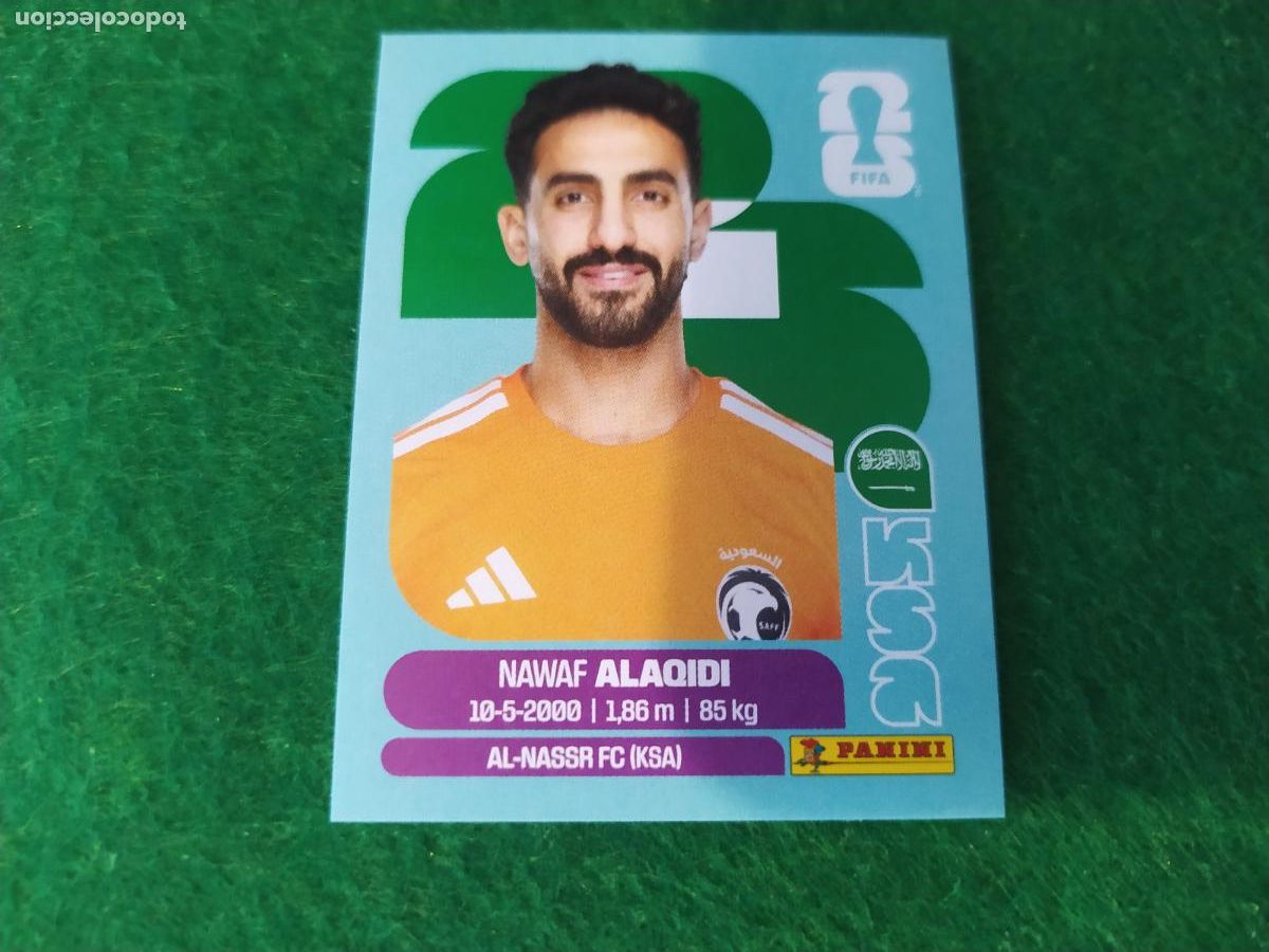 Cartes &agrave; collectionner de Football: OFFICIAL STICKER COLLECTION WORLD CUP MUNDIAL 2026 - ARABIA SAUDI N&ordm; 2 ALAQIDI