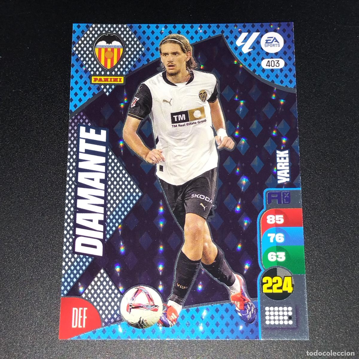 Cromos de Futebol: 403 YAREK DIAMANTE VALENCIA CROMOS ADRENALYN XL LALIGA CARD 2024 2025 24 25 PANINI