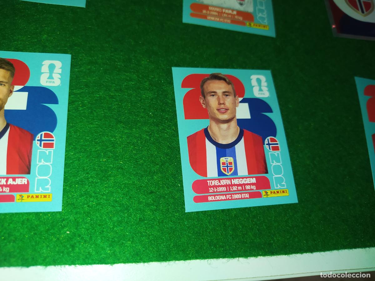 Fu&szlig;ball-Sticker: OFFICIAL STICKER COLLECTION WORLD CUP MUNDIAL 2026 - NORRUEGA N&ordm; 8 HEGGEM