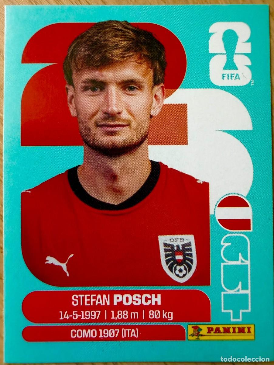 Cromos de F&uacute;tbol: AUT7 AUT 7 STEFAN POSCH AUSTRIA MUNDIAL FIFA WORLD CUP 2026 26 STICKER CROMO PANINI SIN PEGAR
