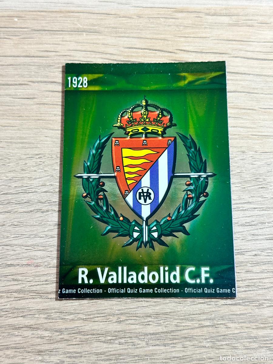 Cromos de F&uacute;tbol: ESCUDO n&ordm; 406 VALLADOLID BRILLO VERDE MUNDICROMO 2009 2010 QUIZ GAME