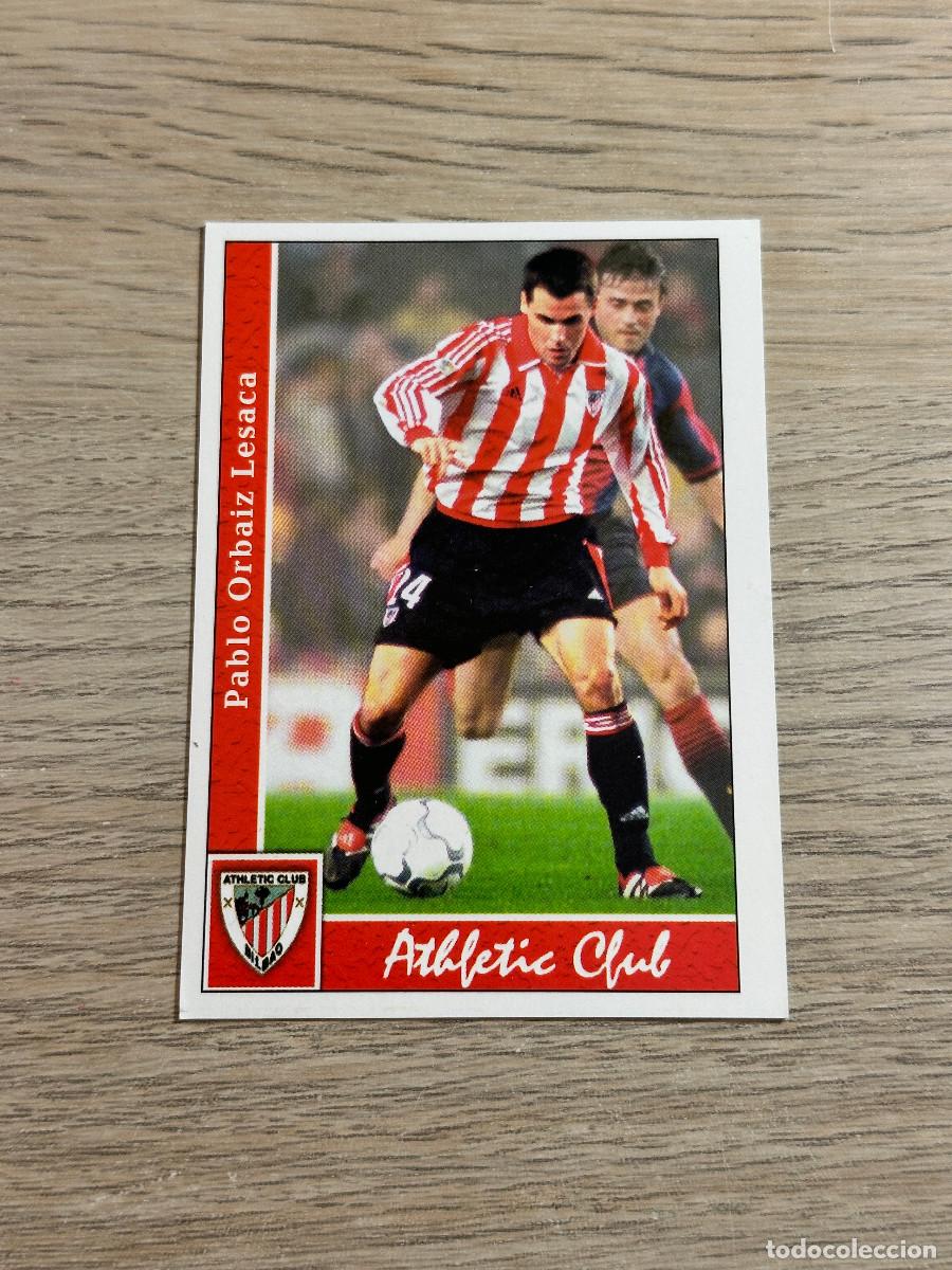 Cromos de F&uacute;tbol: ORBAIZ n&ordm; 481 + ATHLETIC CLUB MUNDICROMO 2001 2002 LAS FICHAS DE LA LIGA 01 02