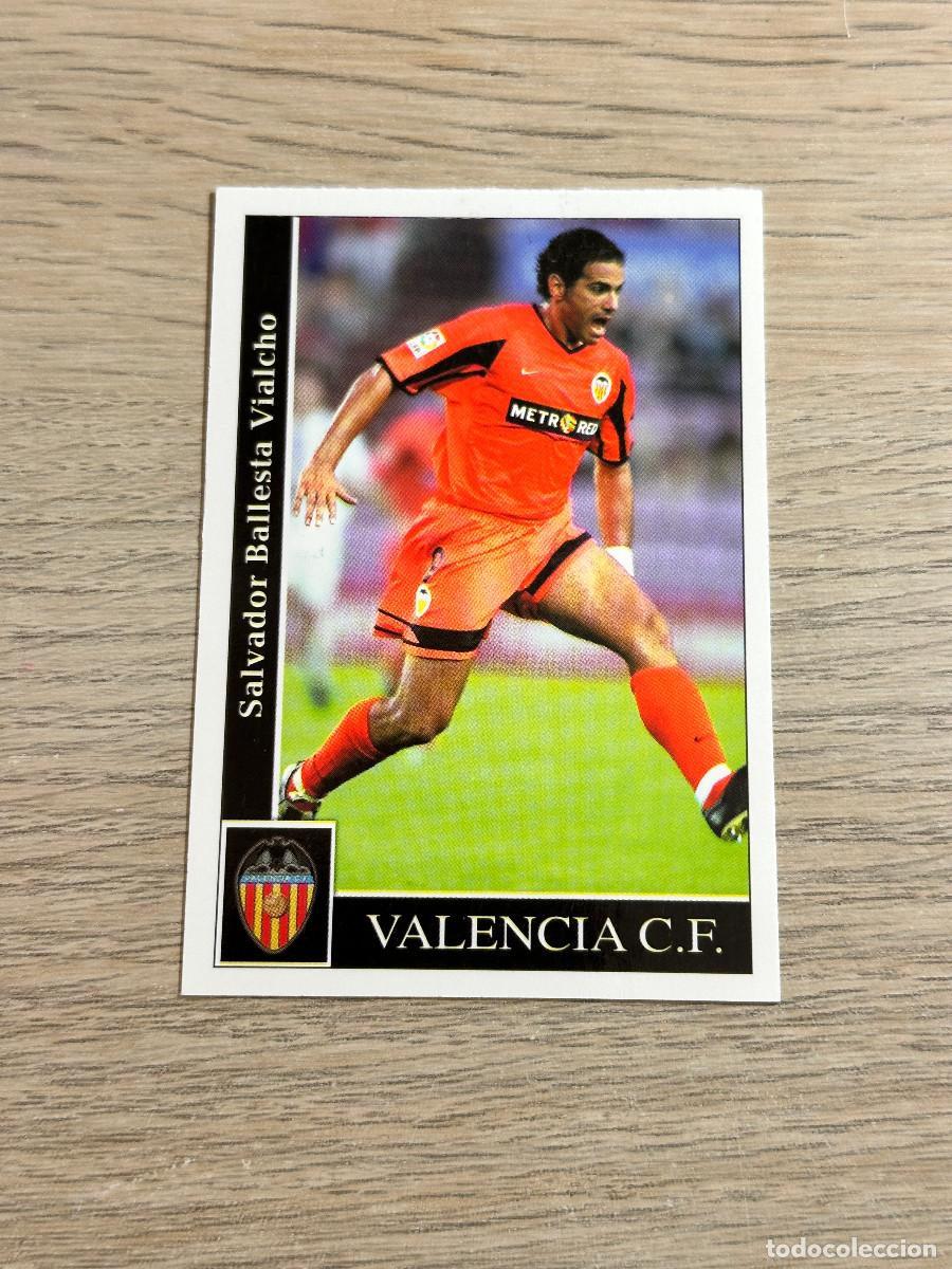 Cromos de F&uacute;tbol: SALVA n&ordm; 521 + VALENCIA MUNDICROMO 2001 2002 LAS FICHAS DE LA LIGA 01 02