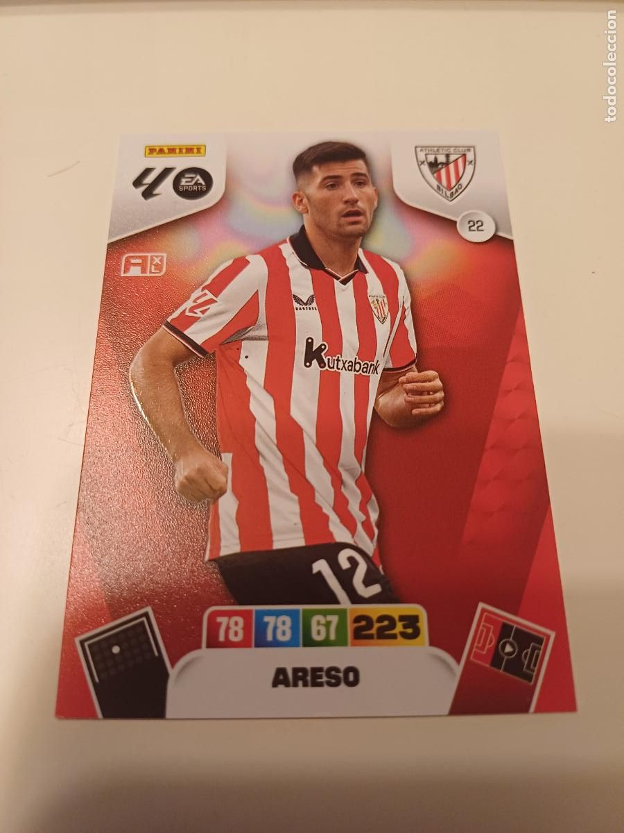 Cromos de F&uacute;tbol: 022 - Areso - Athletic