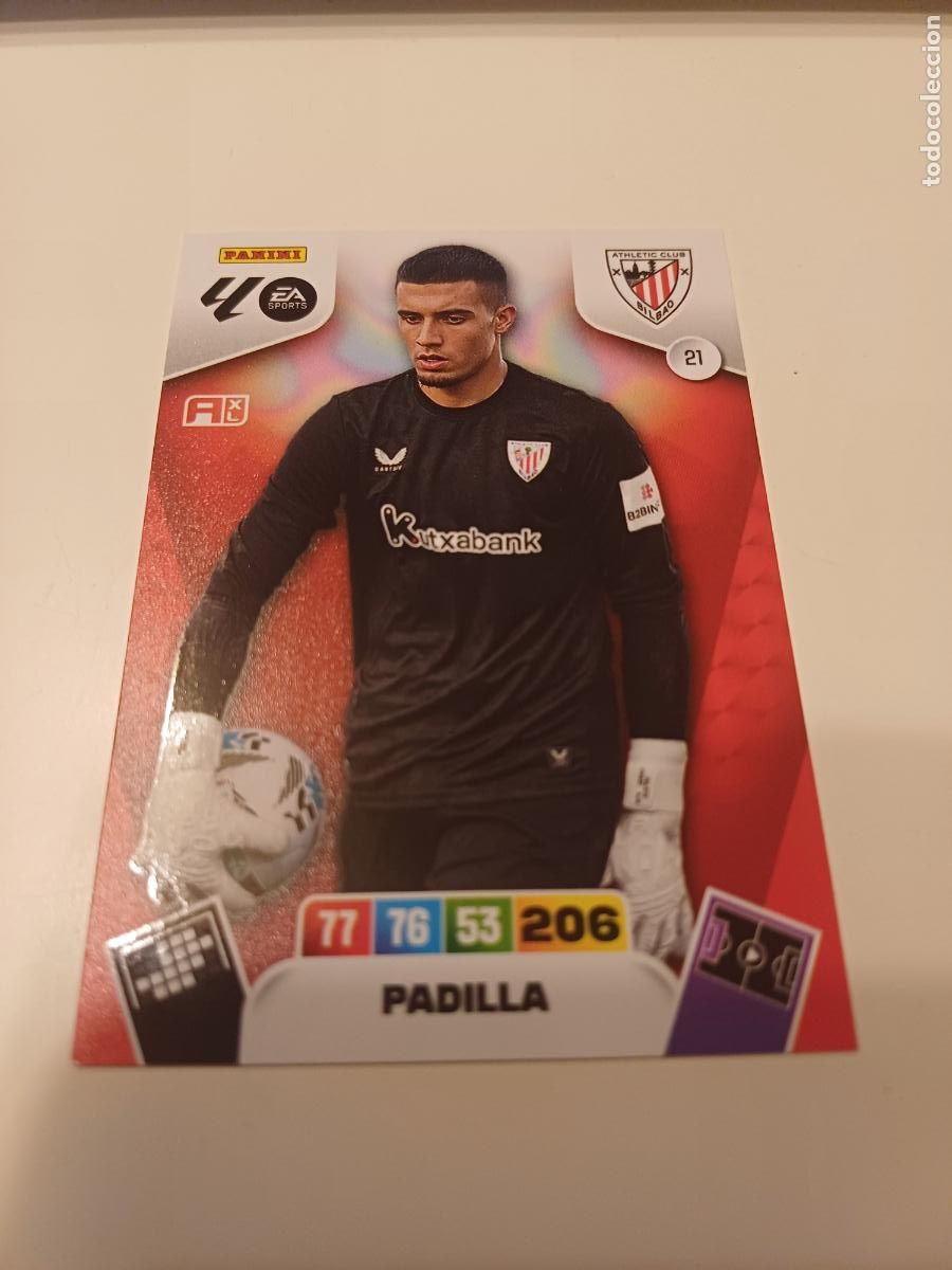 Cromos de F&uacute;tbol: 021 - Padilla - Athletic