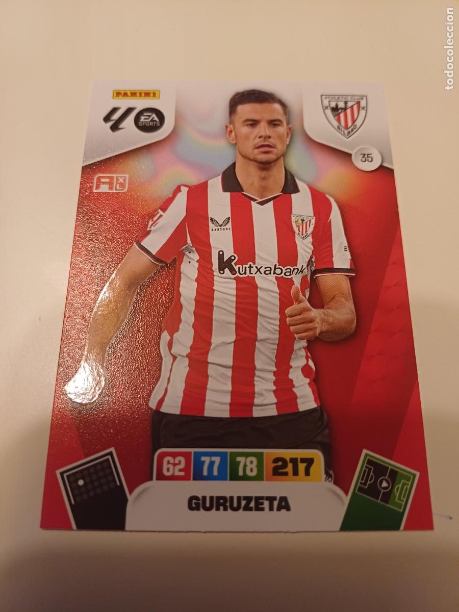 Cromos de F&uacute;tbol: 035 - Guruzeta - Athletic