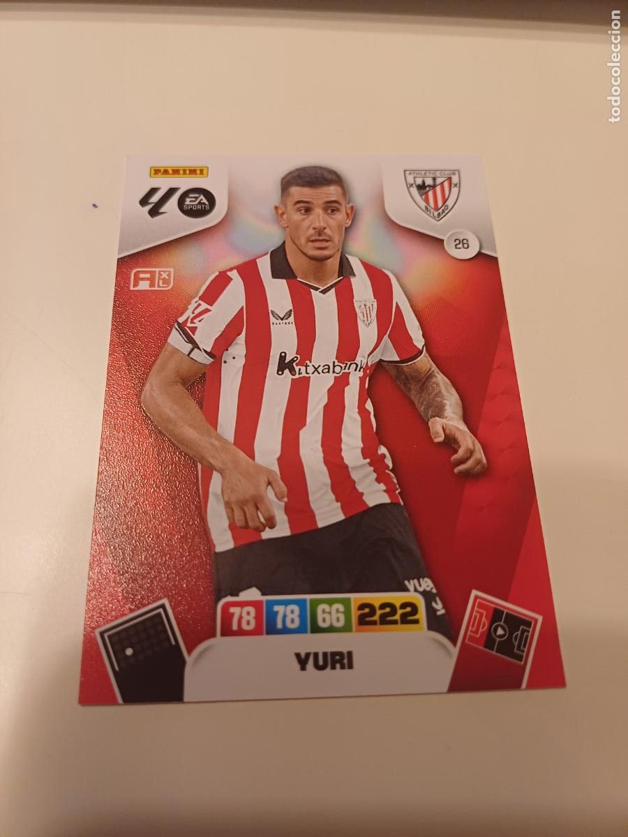 Cromos de F&uacute;tbol: 026 - Yuri - Athletic