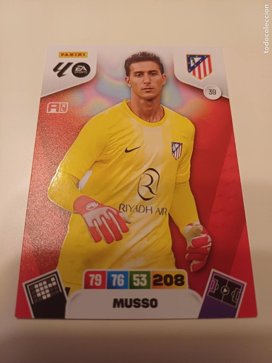Cromos de F&uacute;tbol: 039 - Musso - Atl&eacute;tico De Madrid