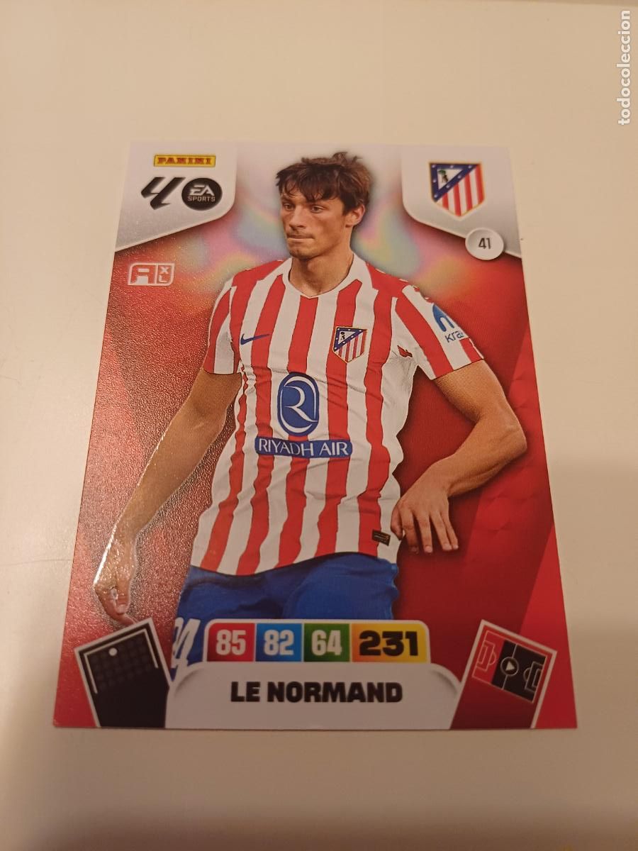 Cromos de F&uacute;tbol: 041 - Le Normand - Atl&eacute;tico De Madrid