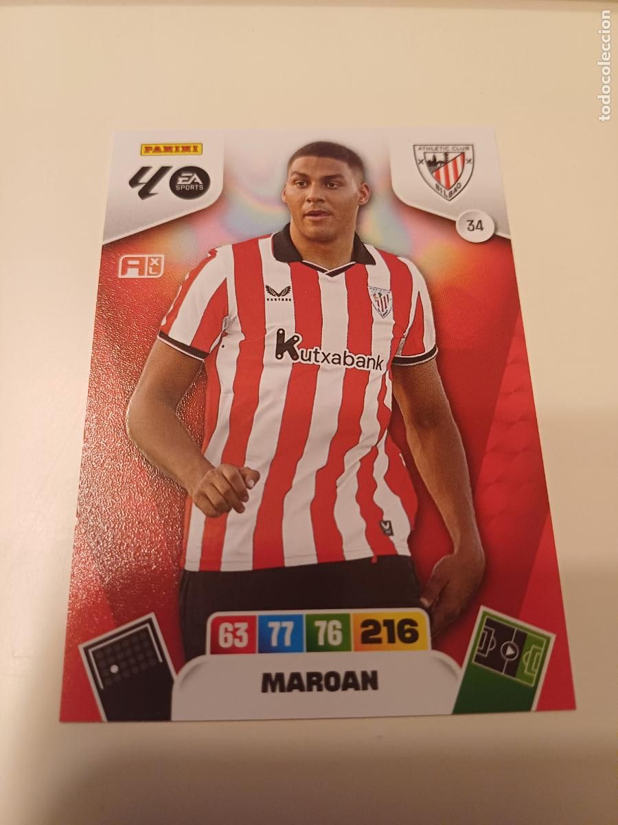 Cromos de F&uacute;tbol: 034 - Maroan - Athletic