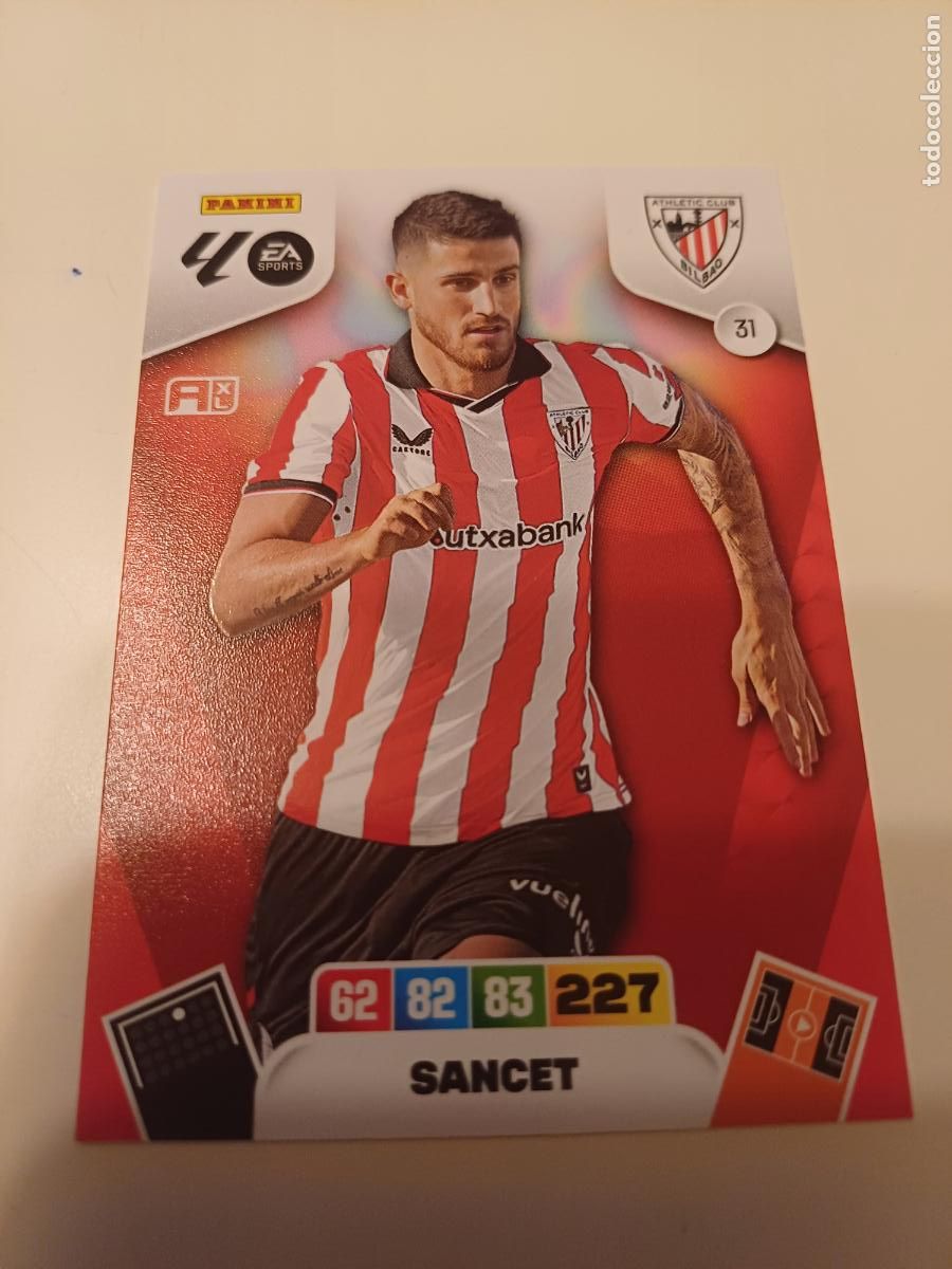 Cromos de F&uacute;tbol: 031 - Sancet - Athletic