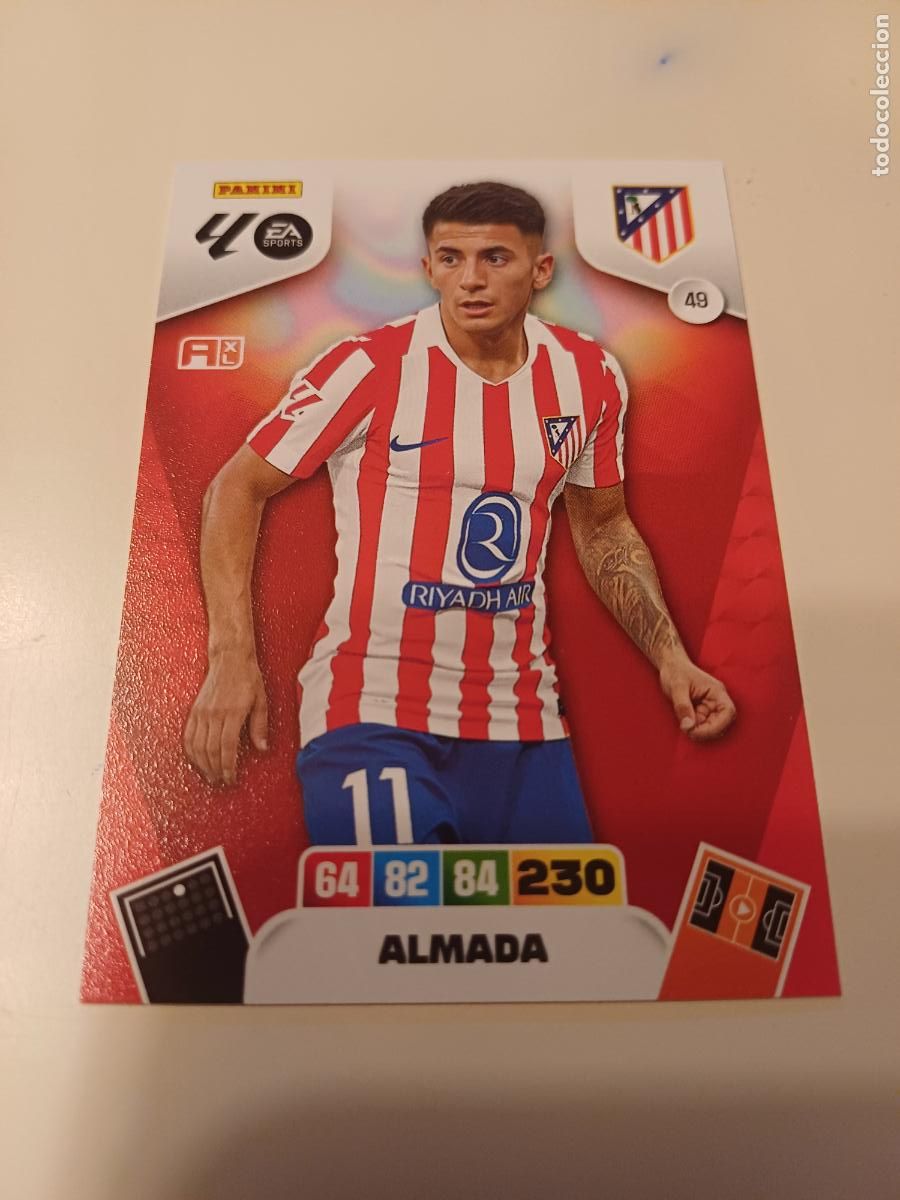 Cromos de F&uacute;tbol: 049 - Almada - Atl&eacute;tico De Madrid