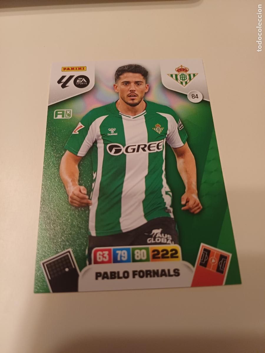 Fu&szlig;ball-Sticker: 084 - Pablo Fornals - Real Betis