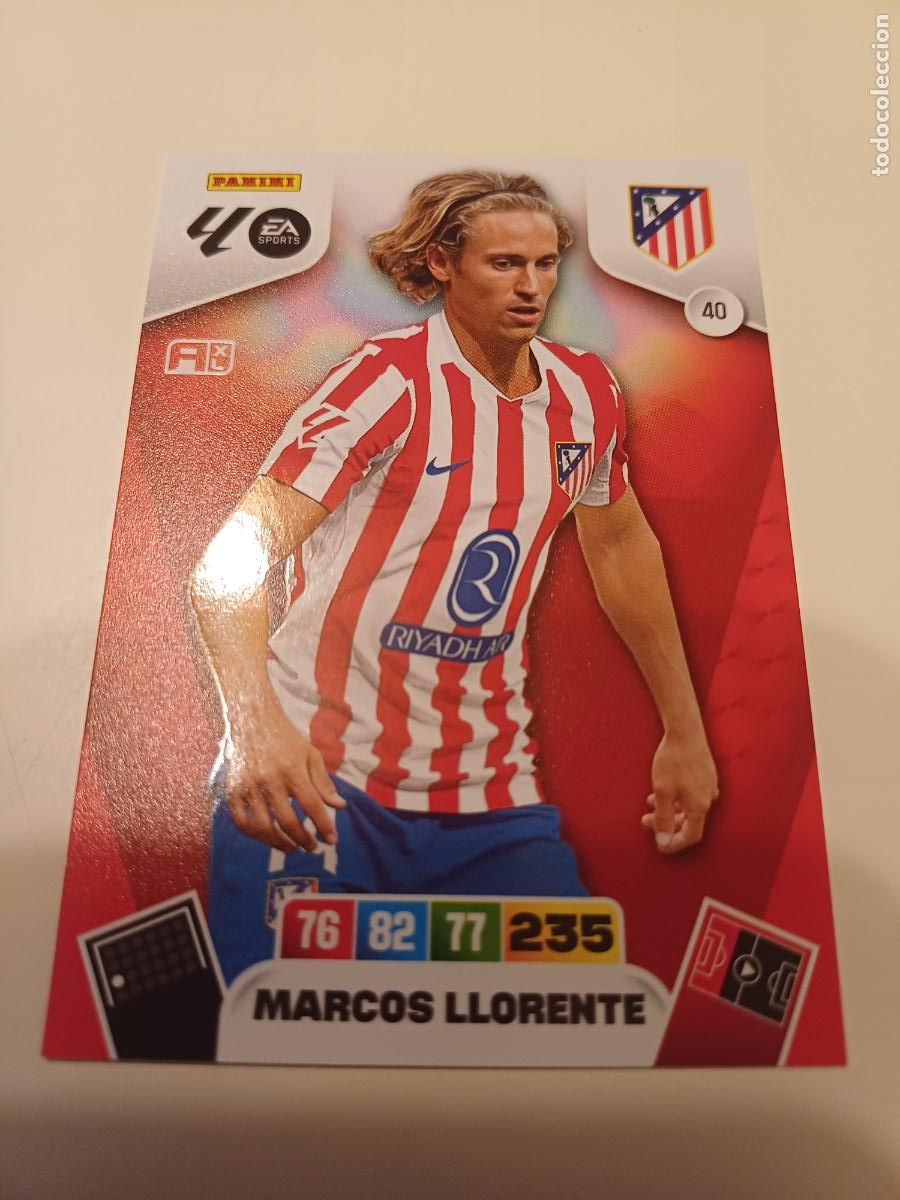 Fu&szlig;ball-Sticker: 040 - Marcos Llorente - Atl&eacute;tico De Madrid