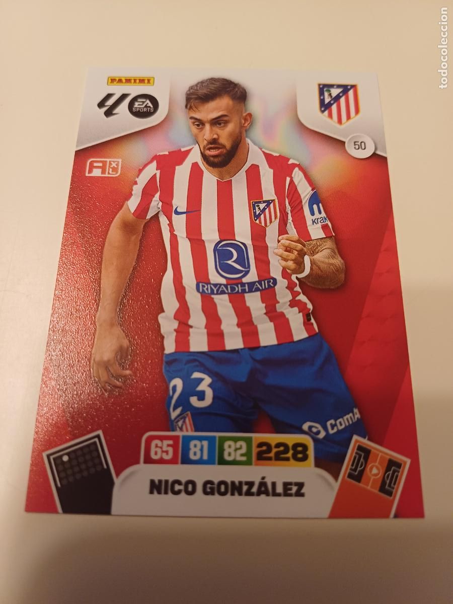 Figurine di Calcio: 050 - Nico Gonz&aacute;lez - Atl&eacute;tico De Madrid